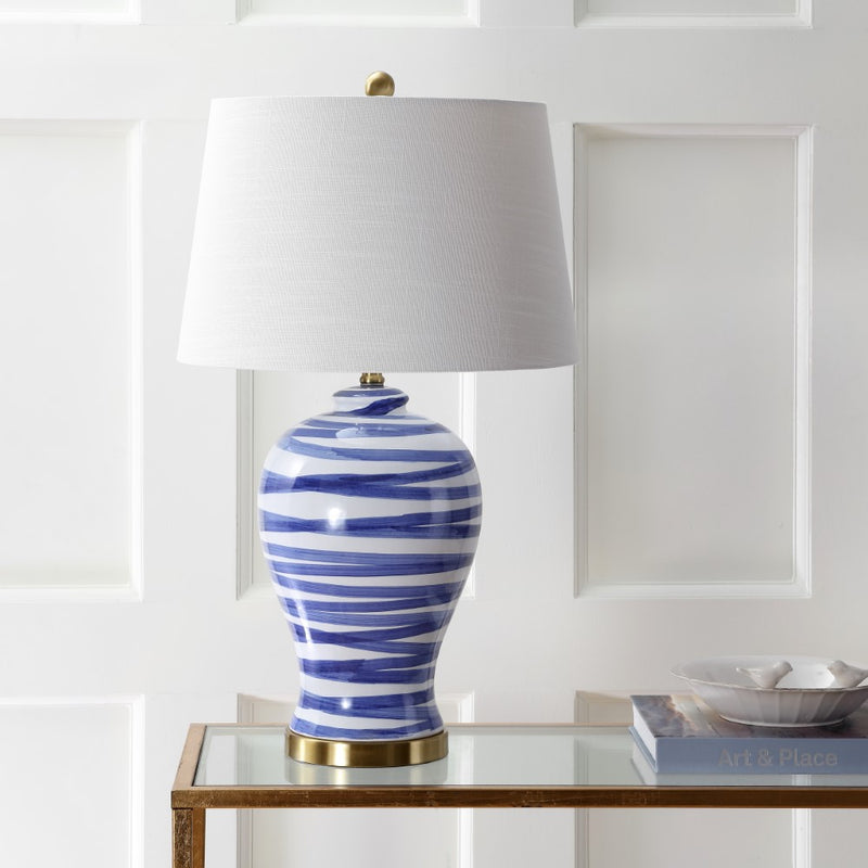 Joelie 29" Ceramic LED Table Lamp - JONATHAN Y