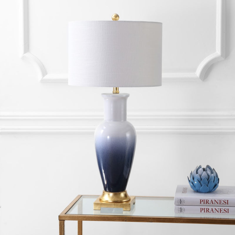 Dip Dye 31.5" Ceramic LED Table Lamp - JONATHAN Y