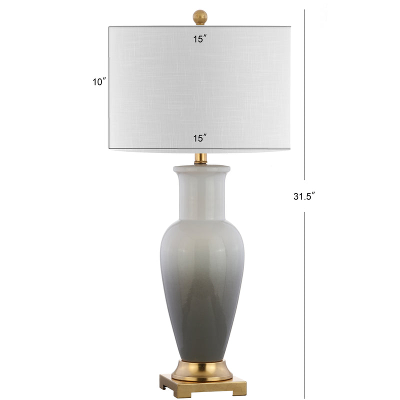 Dip Dye 31.5" Ceramic LED Table Lamp - JONATHAN Y