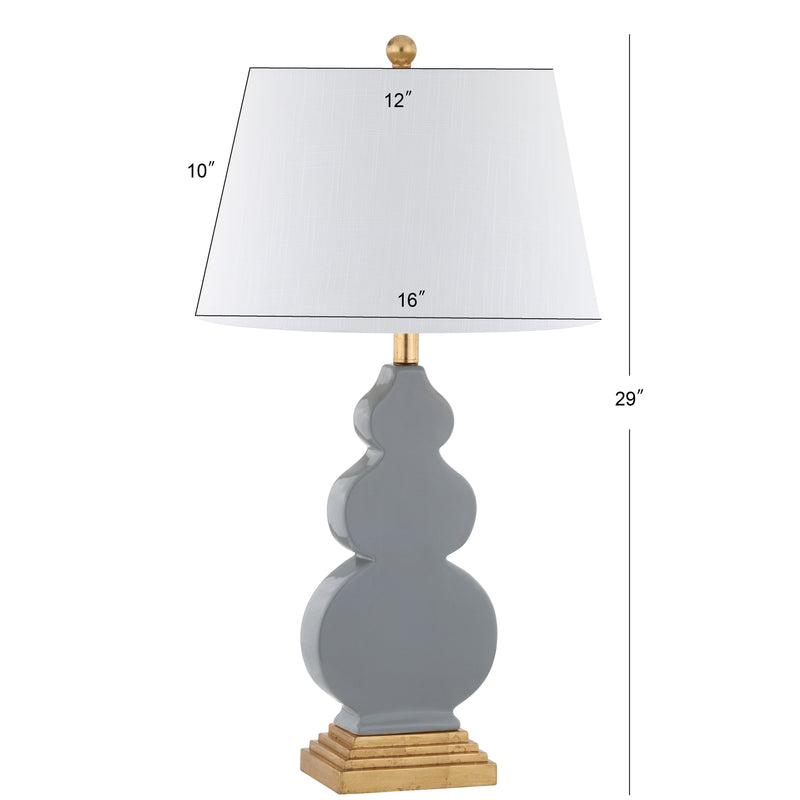 Carter 29" Ceramic/Resin LED Table Lamp - JONATHAN Y