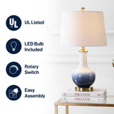 Gradient 25" Ceramic/Brass LED Table Lamp
