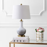 Gradient 25" Ceramic/Brass LED Table Lamp - JONATHAN Y
