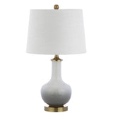 Gradient 25" Ceramic/Brass LED Table Lamp - JONATHAN Y