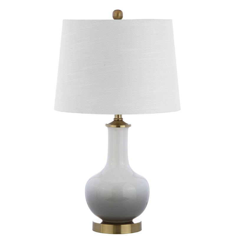 Gradient 25" Ceramic/Brass LED Table Lamp - JONATHAN Y