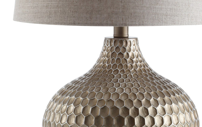Bates 22" Honeycomb LED Table Lamp - JONATHAN Y