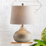 Bates 22" Honeycomb LED Table Lamp - JONATHAN Y