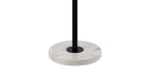 June 65" Adjustable Metal/Marble LED Floor Lamp