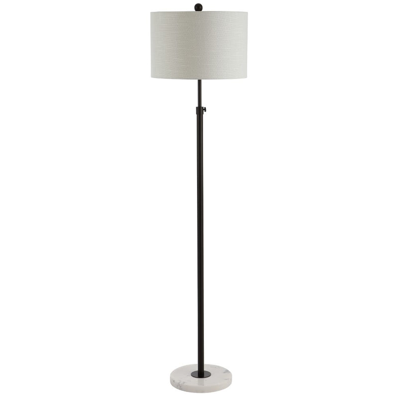 June 65" Adjustable Metal/Marble LED Floor Lamp