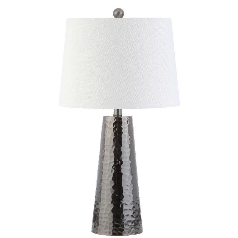 Wells 26" Hammered Metal LED Table Lamp - JONATHAN Y