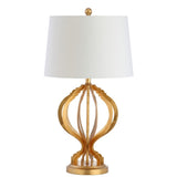 Sebastian 28.5" Metal Trellis LED Table Lamp - JONATHAN Y