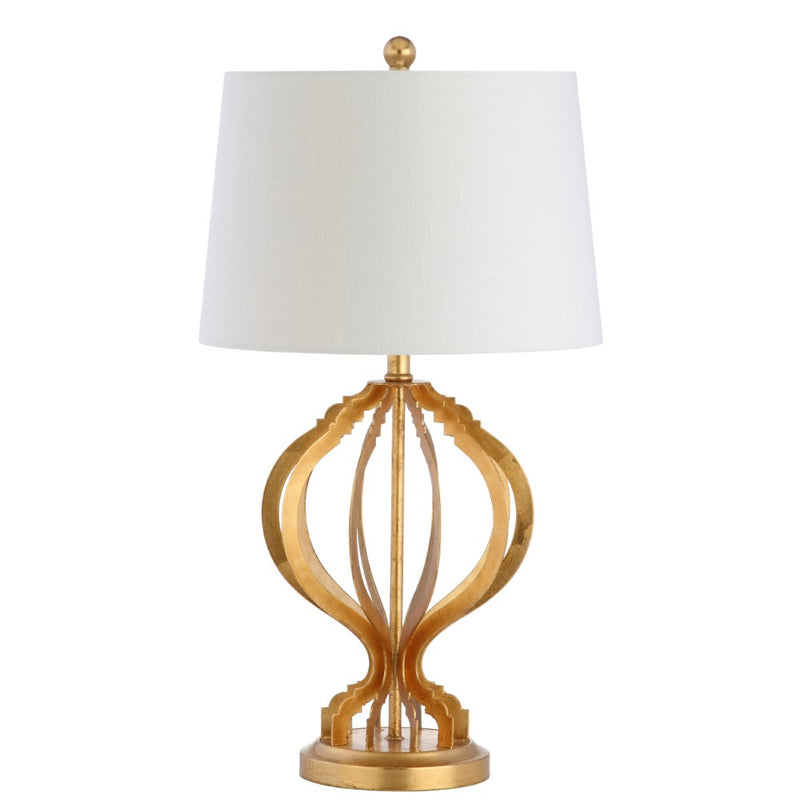 Sebastian 28.5" Metal Trellis LED Table Lamp - JONATHAN Y