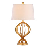 Sebastian 28.5" Metal Trellis LED Table Lamp - JONATHAN Y