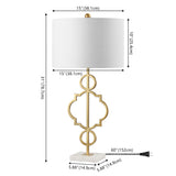 July 31" Metal LED Table Lamp