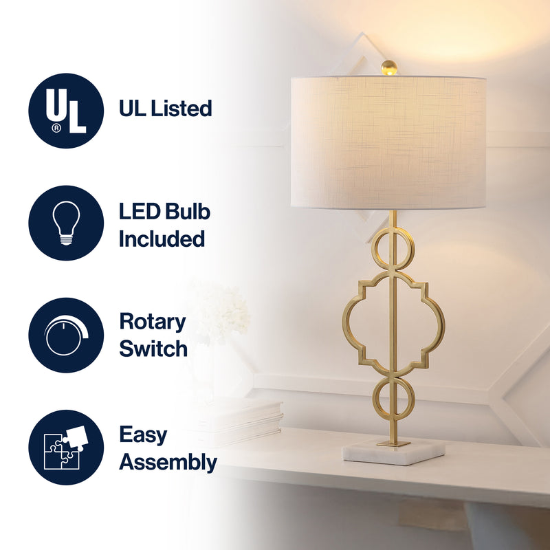 July 31" Metal LED Table Lamp