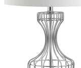 Honore 28" Metal Wire Frame LED Table Lamp - JONATHAN Y