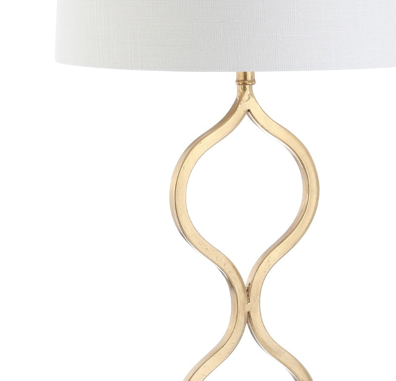 Levi 31.5" Metal/Crystal LED Table Lamp - JONATHAN Y