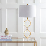 Levi 31.5" Metal/Crystal LED Table Lamp - JONATHAN Y