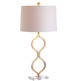 Levi 31.5" Metal/Crystal LED Table Lamp - JONATHAN Y
