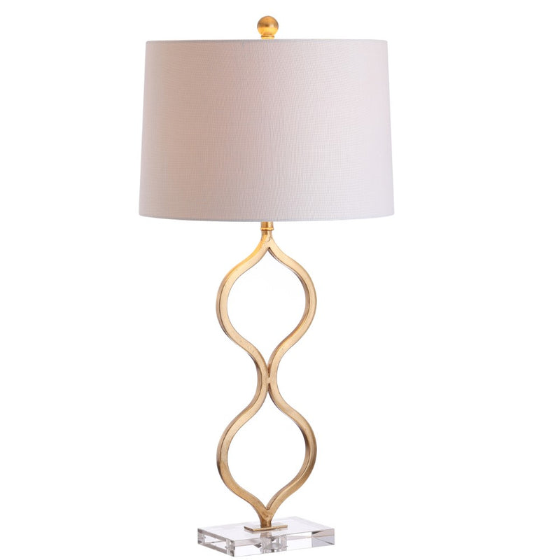 Levi 31.5" Metal/Crystal LED Table Lamp - JONATHAN Y