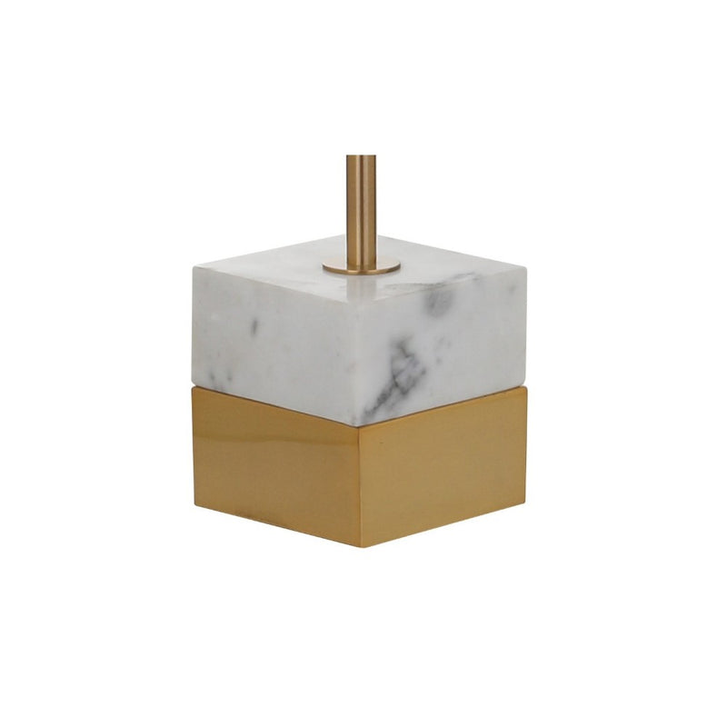 Iva 56.5" Adjustable Brass Library LED Floor Lamp - JONATHAN Y