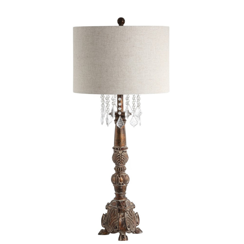 Carlisle 33.5" Resin/Acrylic LED Table Lamp - JONATHAN Y