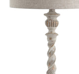 Regent 33" Rustic Resin LED Table Lamp - JONATHAN Y