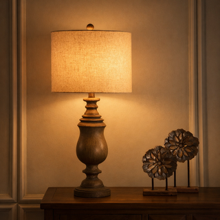Abeline 28.5" Resin LED Table Lamp