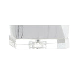 Oslo 25.5" Ceramic Marble/Crystal LED Table Lamp - JONATHAN Y