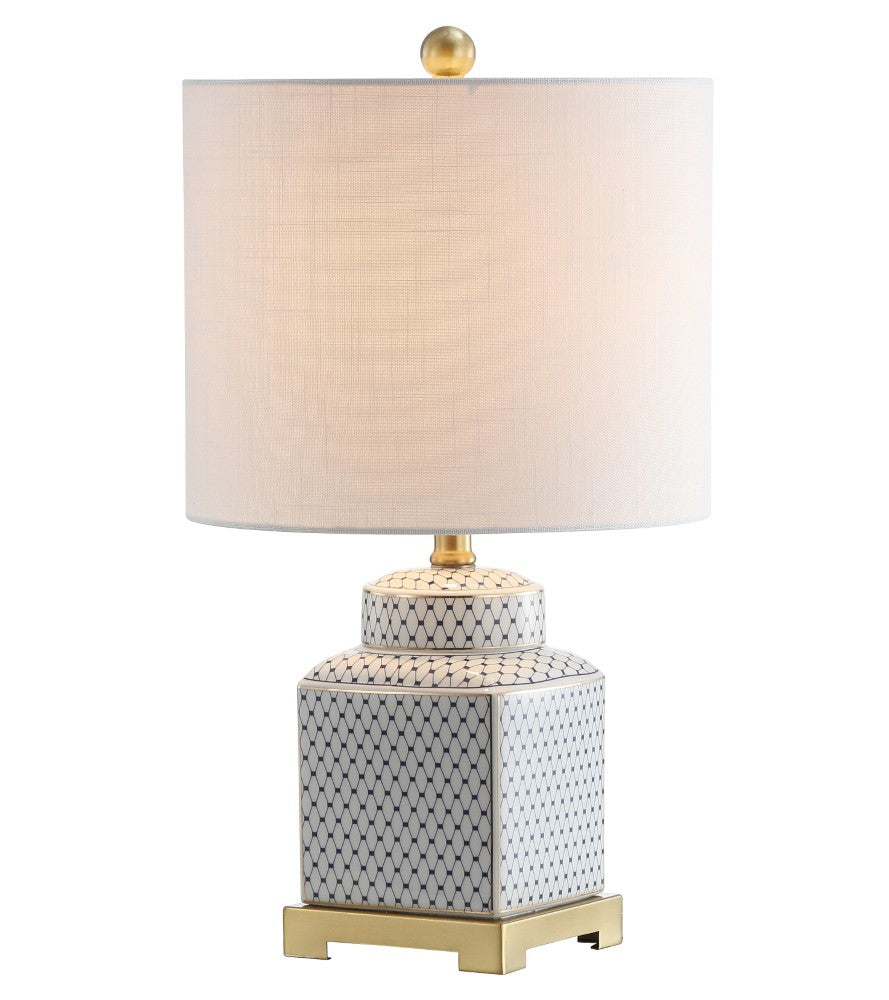 Cleo 21.5" Ceramic/Metal Ginger Jar LED Table Lamp - Thumbnail 3