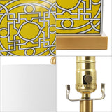 Catherine 22" Ceramic/Metal Ginger Jar LED Table Lamp - JONATHAN Y