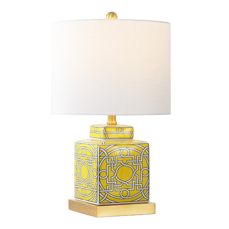 Catherine 22" Ceramic/Metal Ginger Jar LED Table Lamp - JONATHAN Y