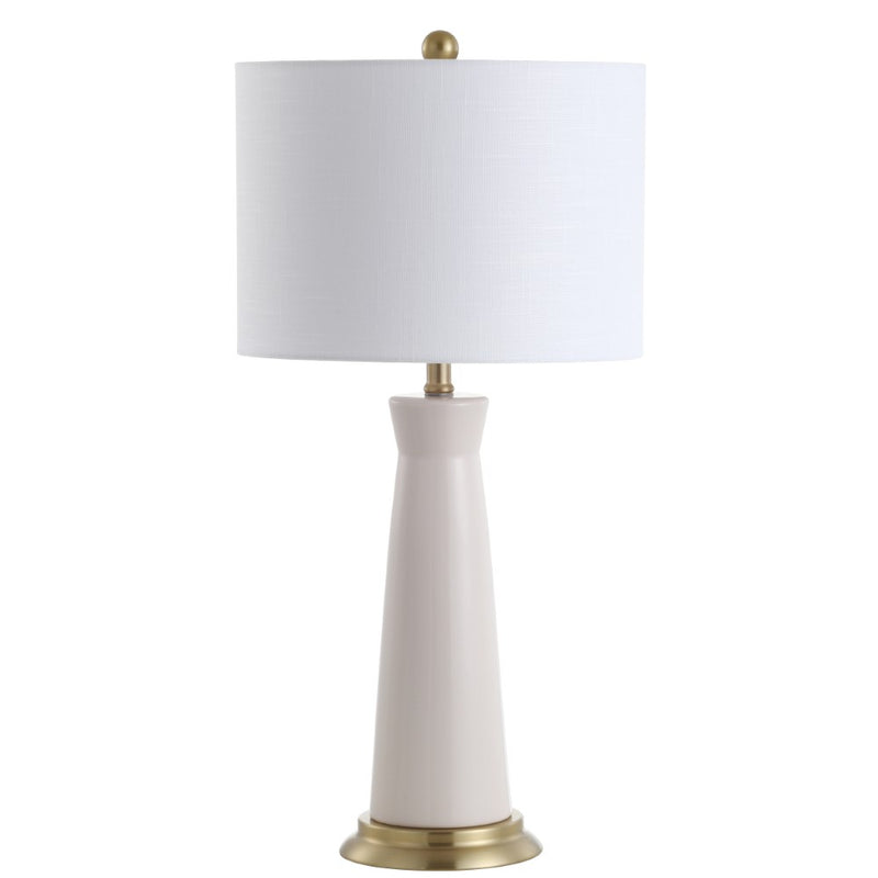 Hartley 29" Ceramic Column LED Table Lamp - JONATHAN Y