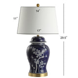 Gracie 29.5" Ginger Jar Ceramic/Metal LED Table Lamp - JONATHAN Y