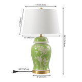 Gracie 29.5" Ginger Jar Ceramic/Metal LED Table Lamp - JONATHAN Y