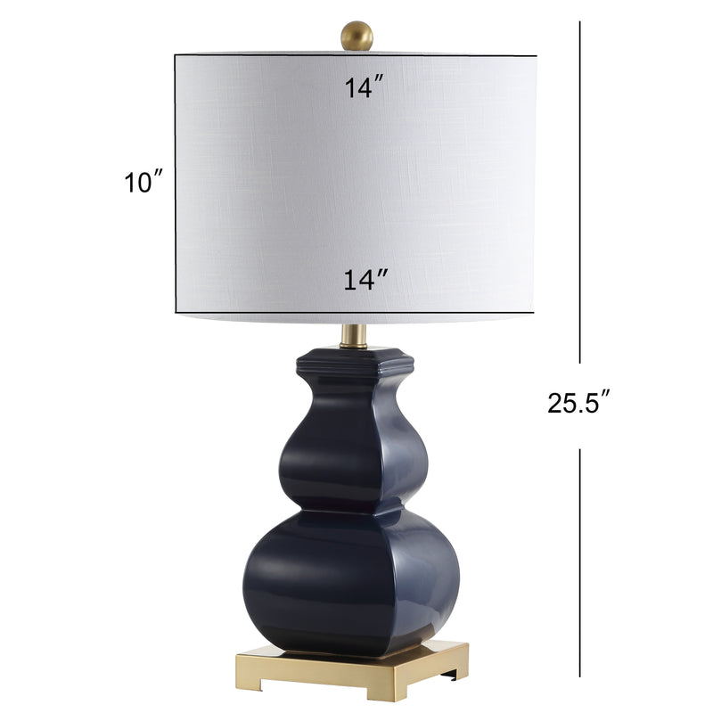 Vienna 25.5" Ceramic LED Table Lamp - JONATHAN Y