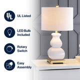 Vienna 25.5" Ceramic LED Table Lamp