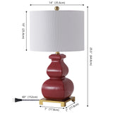 Vienna 25.5" Ceramic LED Table Lamp