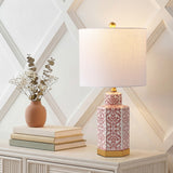 Diana 23.5" Ginger Jar Ceramic/Metal LED Table Lamp