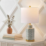 Diana 23.5" Ginger Jar Ceramic/Metal LED Table Lamp