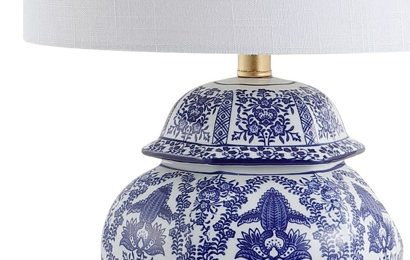 Gretchen 25" Ginger Jar Ceramic/Metal LED Table Lamp - JONATHAN Y