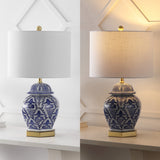 Gretchen 25" Ginger Jar Ceramic/Metal LED Table Lamp
