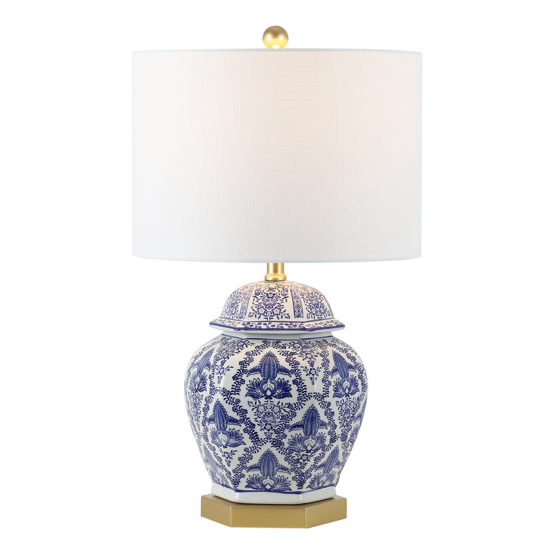 Gretchen 25" Ginger Jar Ceramic/Metal LED Table Lamp