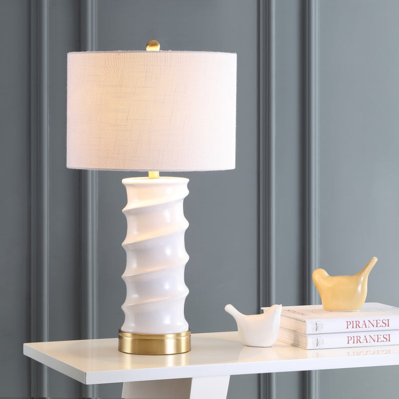 Taipei 28" Ceramic LED Table Lamp - JONATHAN Y