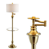 Cora 60" Metal/Glass LED Side and Floor Lamp