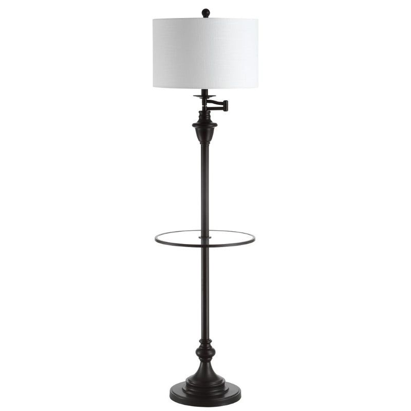 Cora 60" Metal/Glass LED Side and Floor Lamp