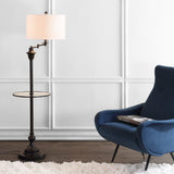 Cora 60" Metal/Glass LED Side and Floor Lamp