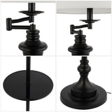 Cora 60" Metal/Glass LED Side and Floor Lamp