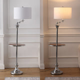 Cora 60" Metal/Glass LED Side and Floor Lamp