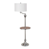 Cora 60" Metal/Glass LED Side and Floor Lamp
