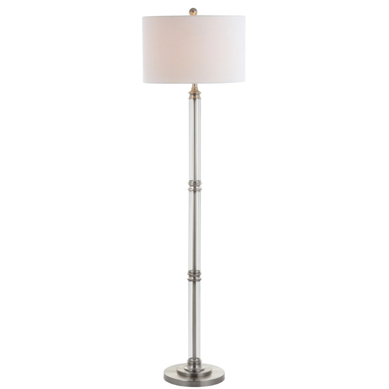 Ralph 60" Metal/Glass Floor Lamp - JONATHAN Y